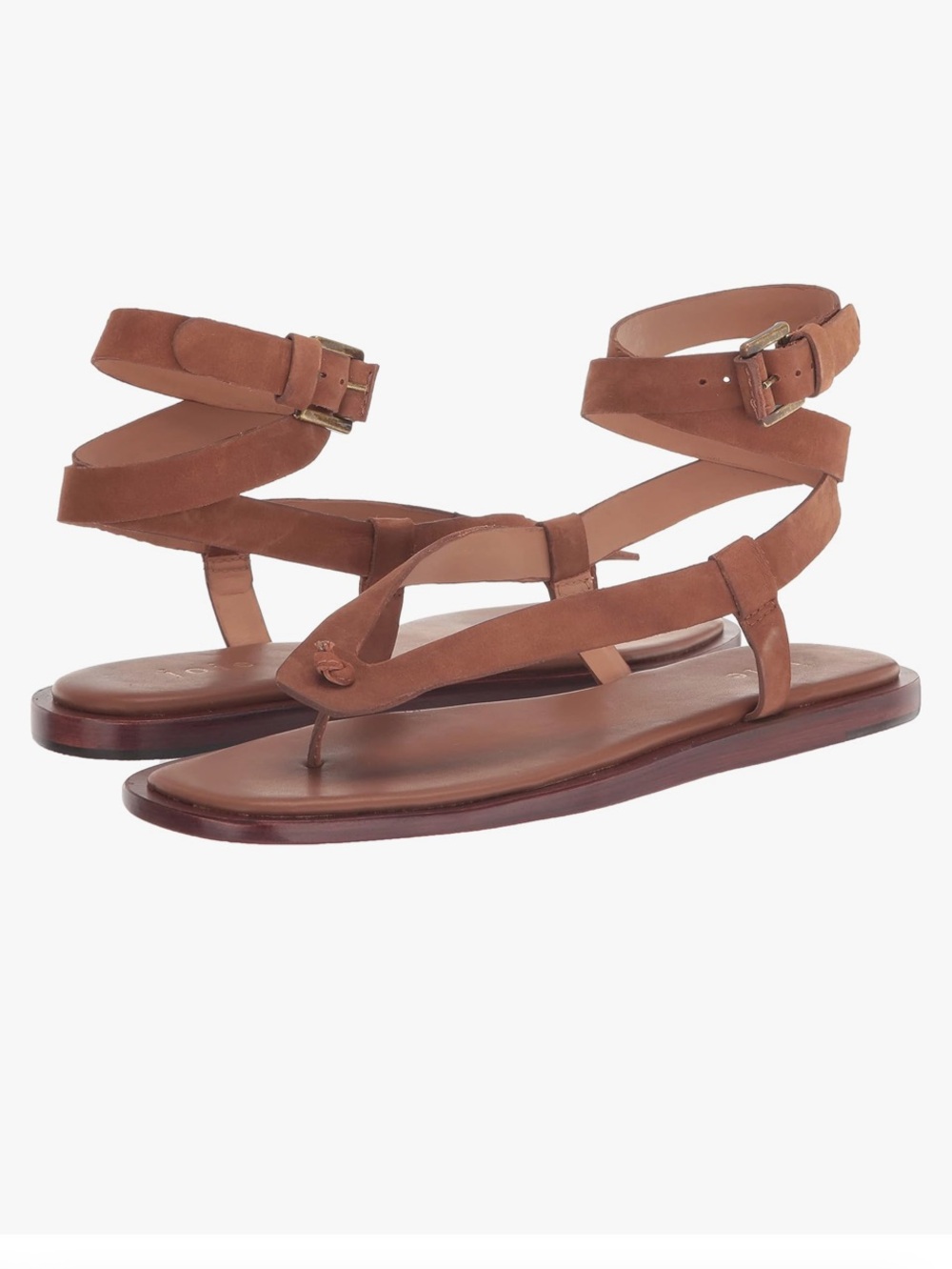 Joie Jennie Leather Ankle Wrap Sandal 9